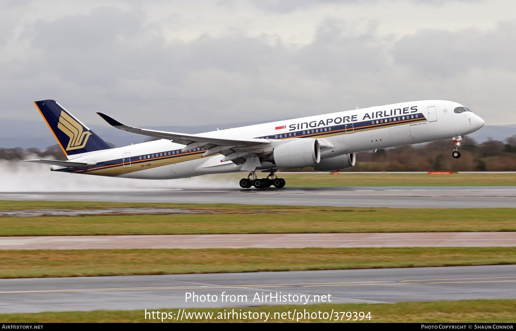 Aircraft Photo of 9V-SMB | Airbus A350-941 | Singapore Airlines | AirHistory.net #379394