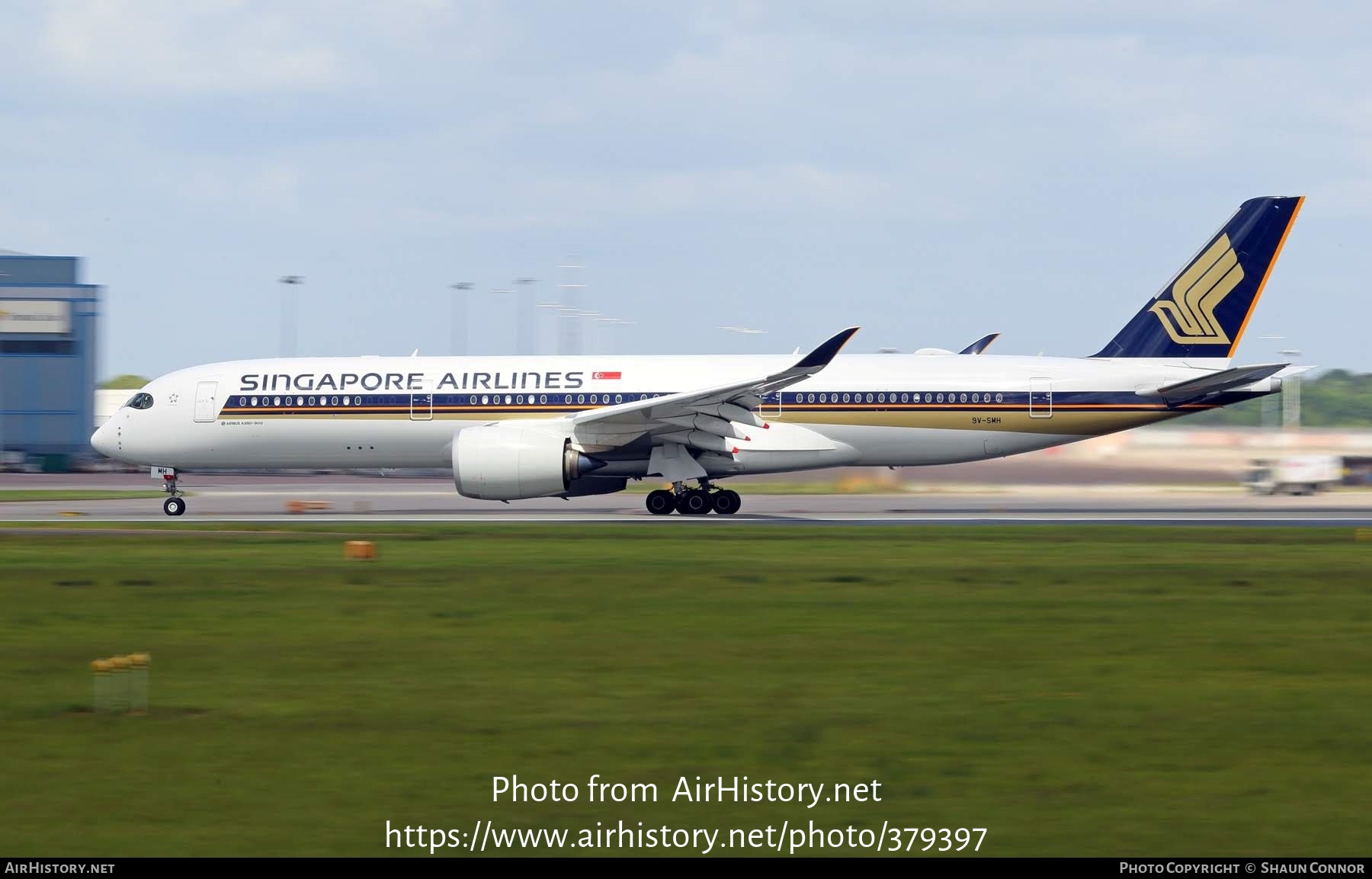 Aircraft Photo of 9V-SMH | Airbus A350-941 | Singapore Airlines | AirHistory.net #379397