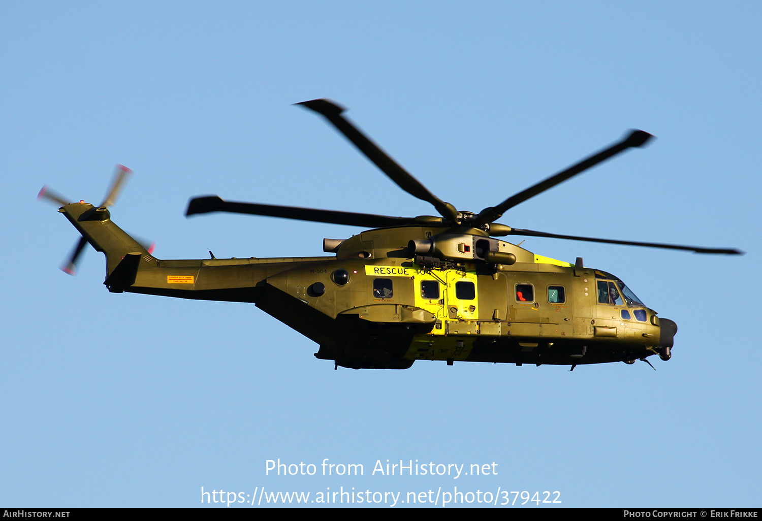 Aircraft Photo of M-504 | AgustaWestland EH101-512 Merlin Joint ...