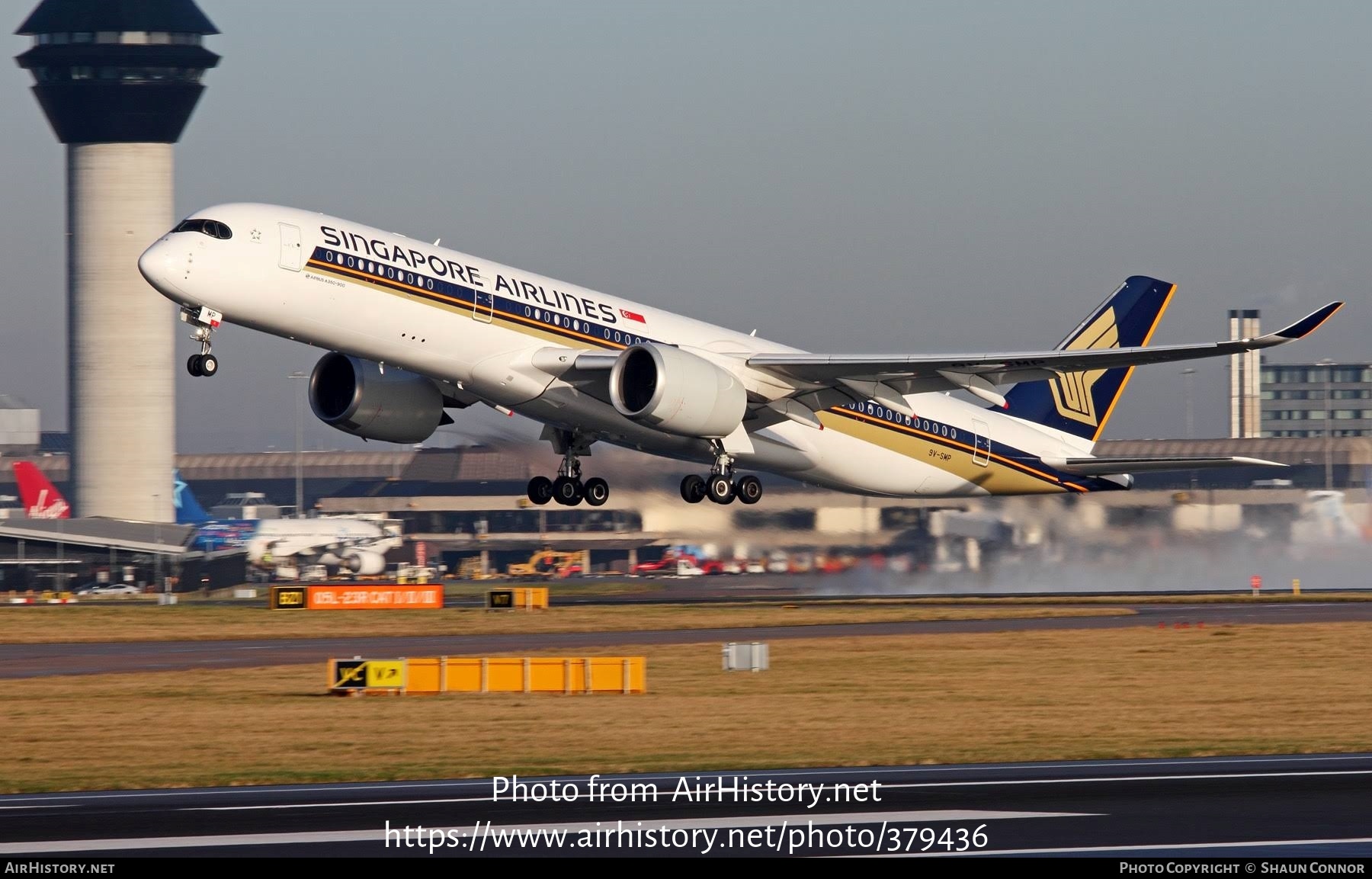 Aircraft Photo of 9V-SMP | Airbus A350-941 | Singapore Airlines | AirHistory.net #379436