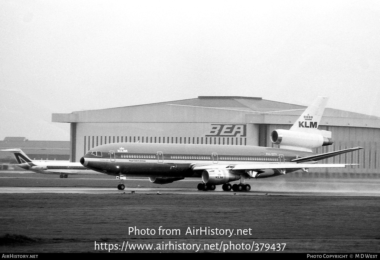 Aircraft Photo of PH-DTF | McDonnell Douglas DC-10-30 | KLM - Royal Dutch Airlines | AirHistory.net #379437