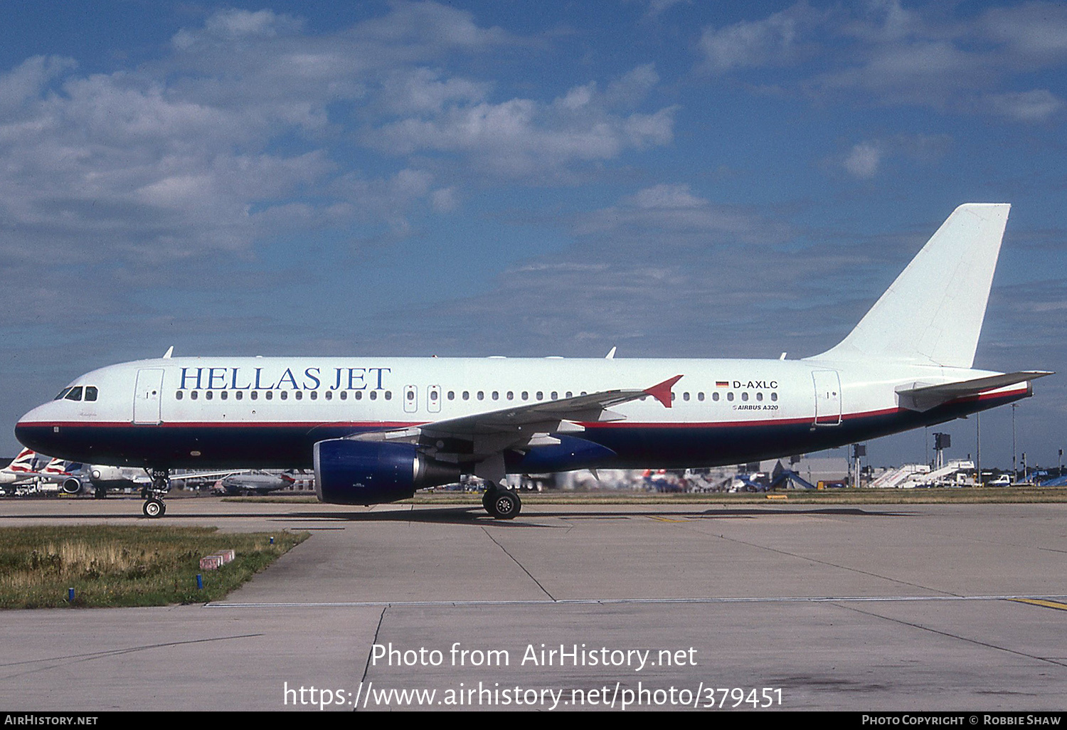 Aircraft Photo of D-AXLC | Airbus A320-214 | Hellas Jet | AirHistory.net #379451