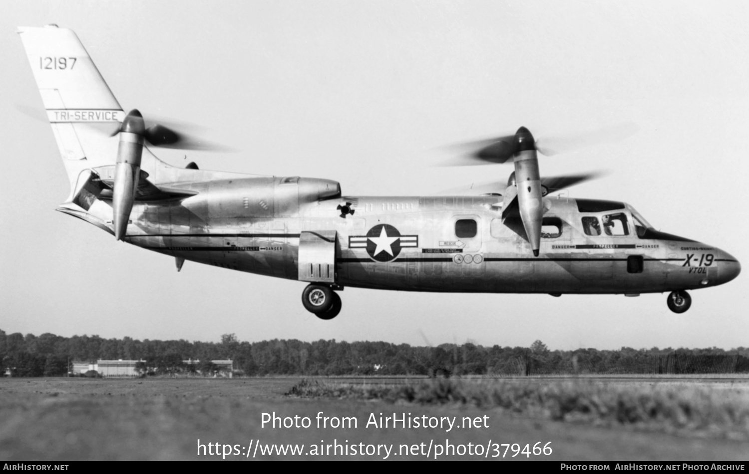 Aircraft Photo of 62-12197 / 12197 | Curtiss-Wright X-19A | USA - Air Force | AirHistory.net #379466