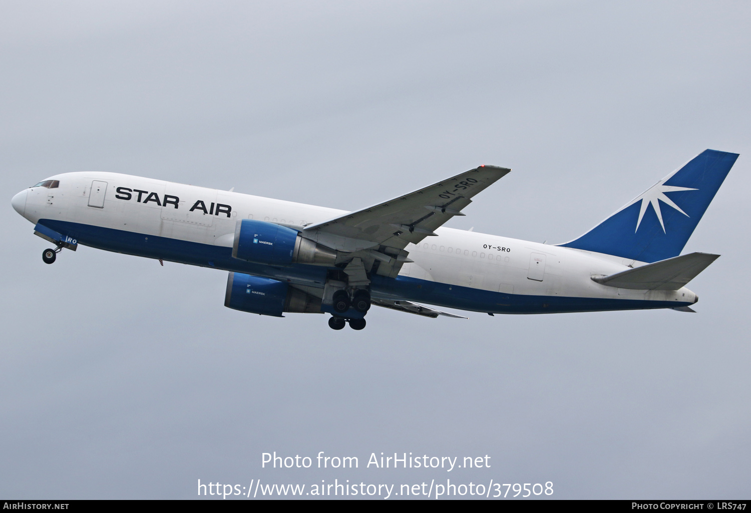 Aircraft Photo of OY-SRO | Boeing 767-25E(BDSF) | Star Air | AirHistory.net #379508