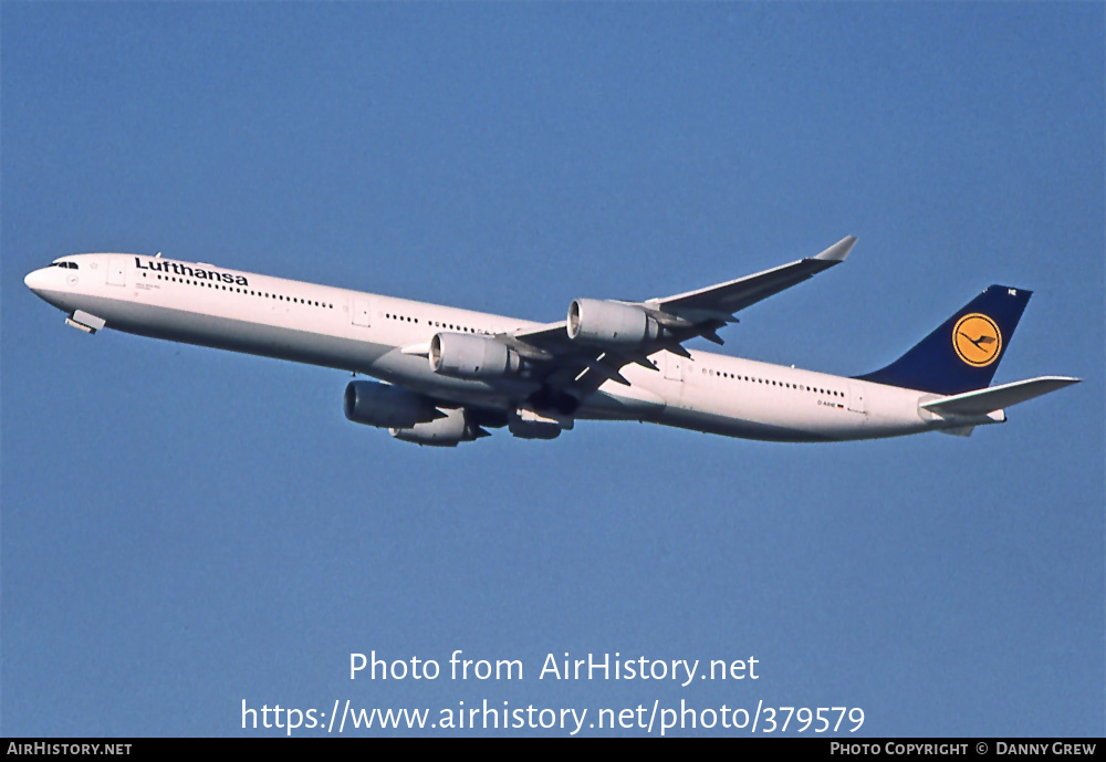 Aircraft Photo of D-AIHE | Airbus A340-642 | Lufthansa | AirHistory.net #379579