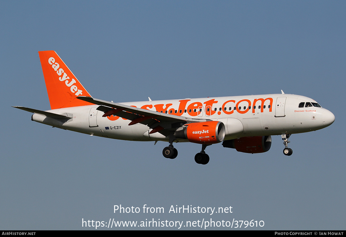 Aircraft Photo of G-EZIY | Airbus A319-111 | EasyJet | AirHistory.net #379610