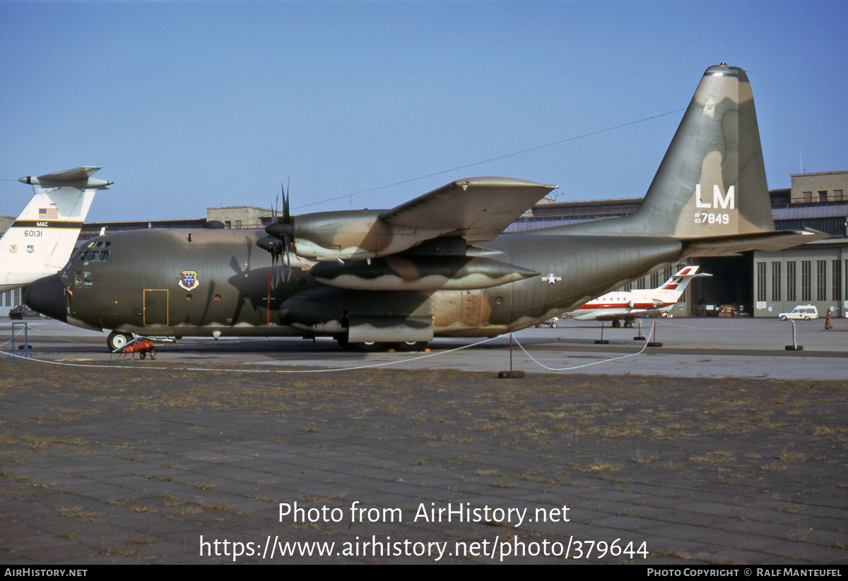 Aircraft Photo of 63-7849 / AF63-7849 | Lockheed C-130E Hercules (L-382) | USA - Air Force | AirHistory.net #379644