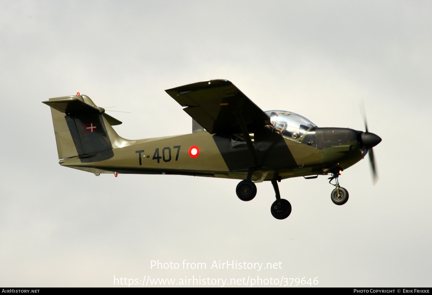 Aircraft Photo of T-407 | Saab T-17 Supporter | Denmark - Air Force | AirHistory.net #379646