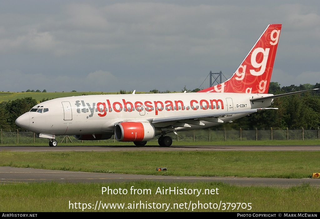 Aircraft Photo of G-CDKT | Boeing 737-683 | Flyglobespan | AirHistory.net #379705