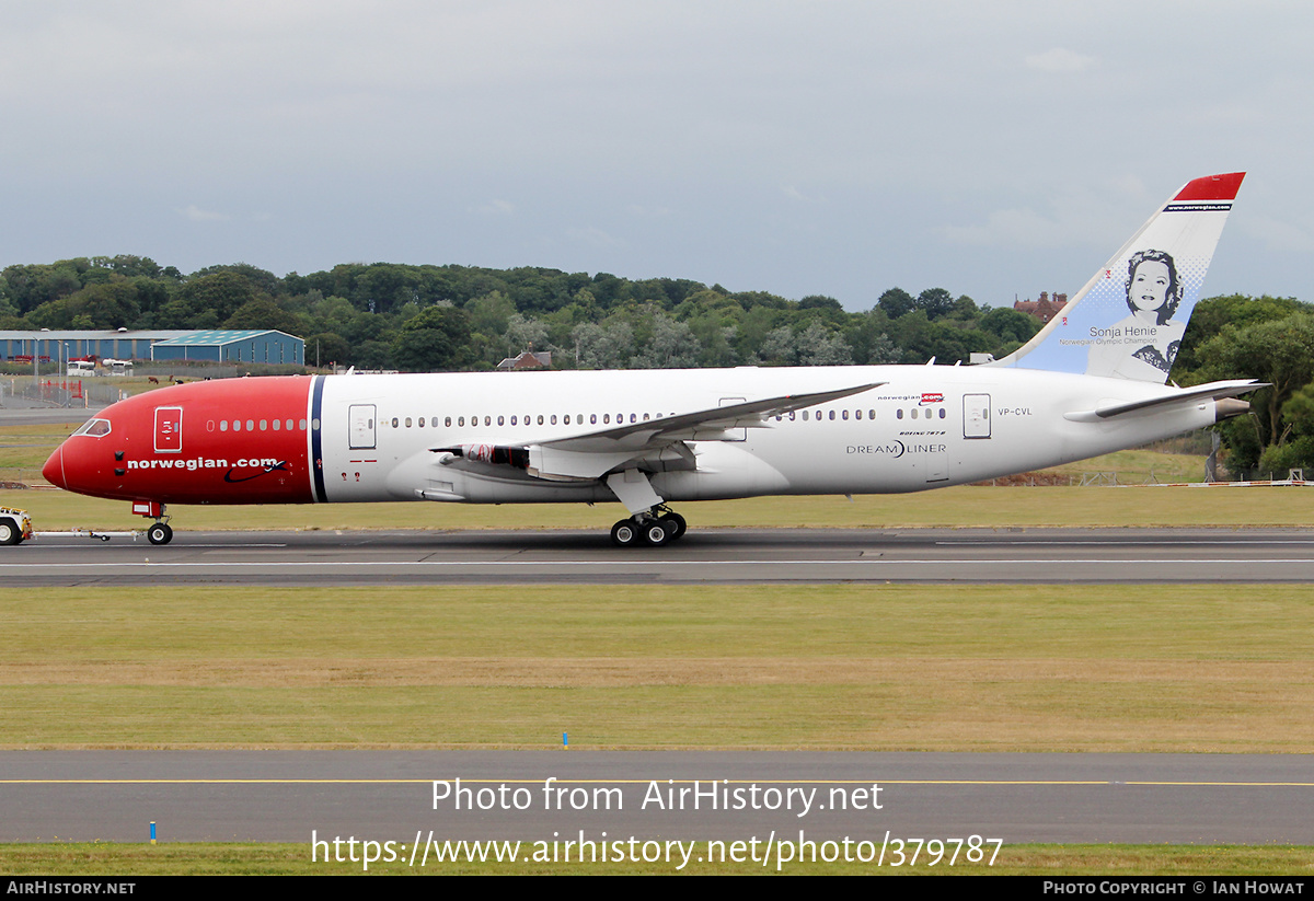 Aircraft Photo of VP-CVL | Boeing 787-8 Dreamliner | Norwegian | AirHistory.net #379787