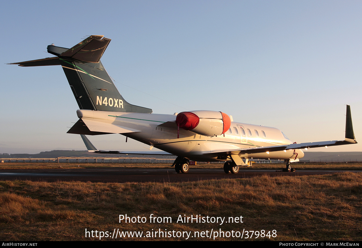 Aircraft Photo of N40XR | Learjet 40 | AirHistory.net #379848