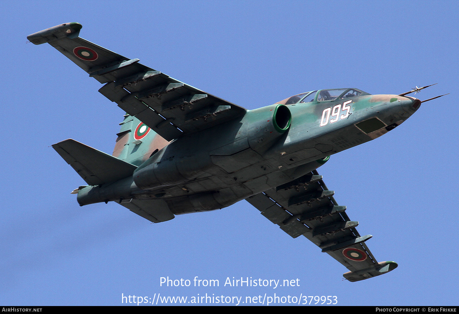 Aircraft Photo of 095 | Sukhoi Su-25UBK | Bulgaria - Air Force | AirHistory.net #379953