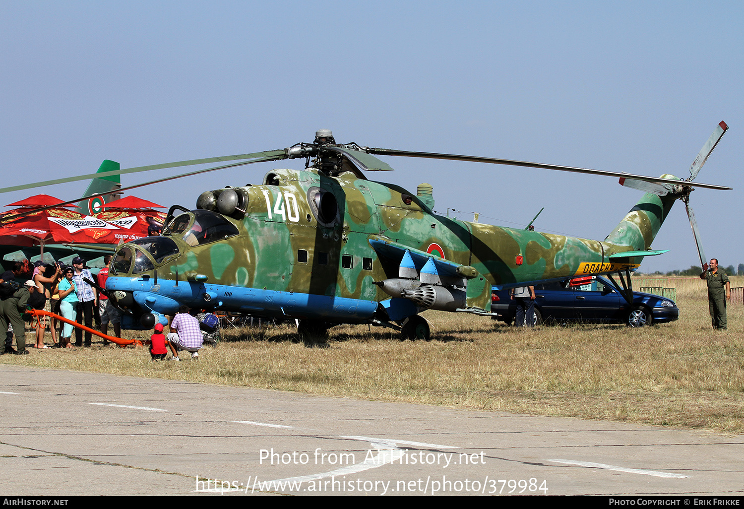 Aircraft Photo of 140 | Mil Mi-24V | Bulgaria - Air Force | AirHistory.net #379984