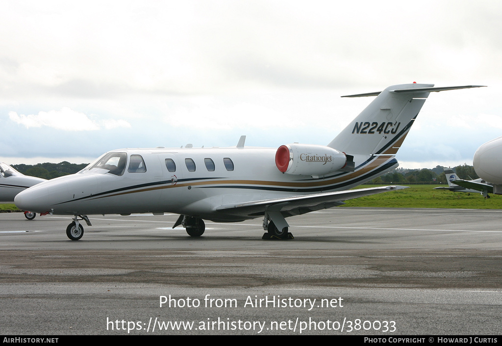 Aircraft Photo of N224CJ | Cessna 525 CitationJet | AirHistory.net #380033