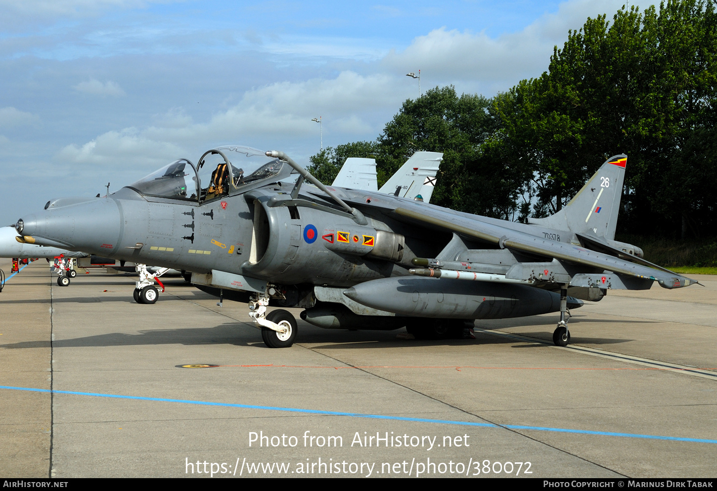 Aircraft Photo of ZD378 | British Aerospace Harrier GR7 | UK - Air Force | AirHistory.net #380072