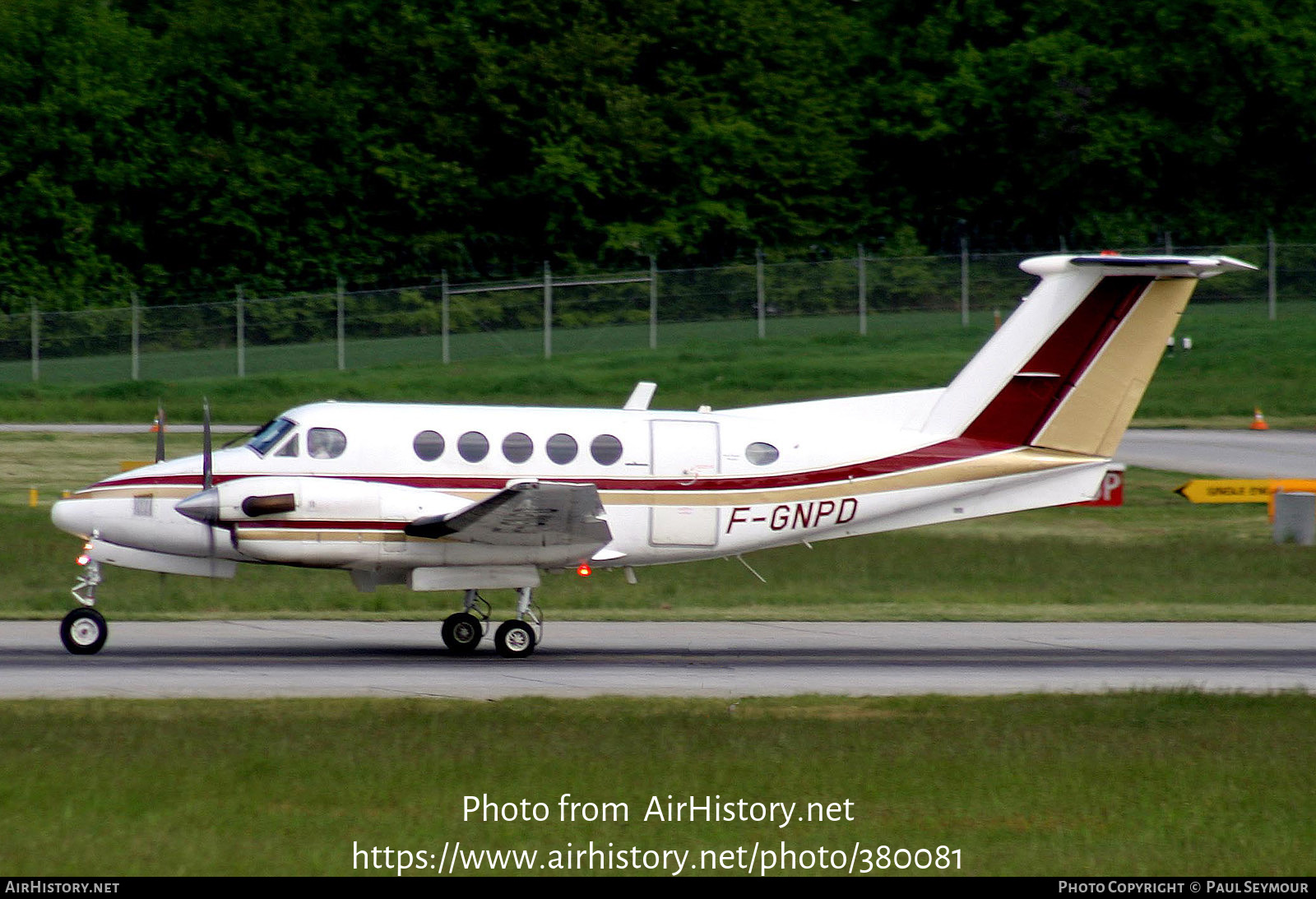 Aircraft Photo of F-GNPD | Beech 200 Super King Air | AirHistory.net #380081