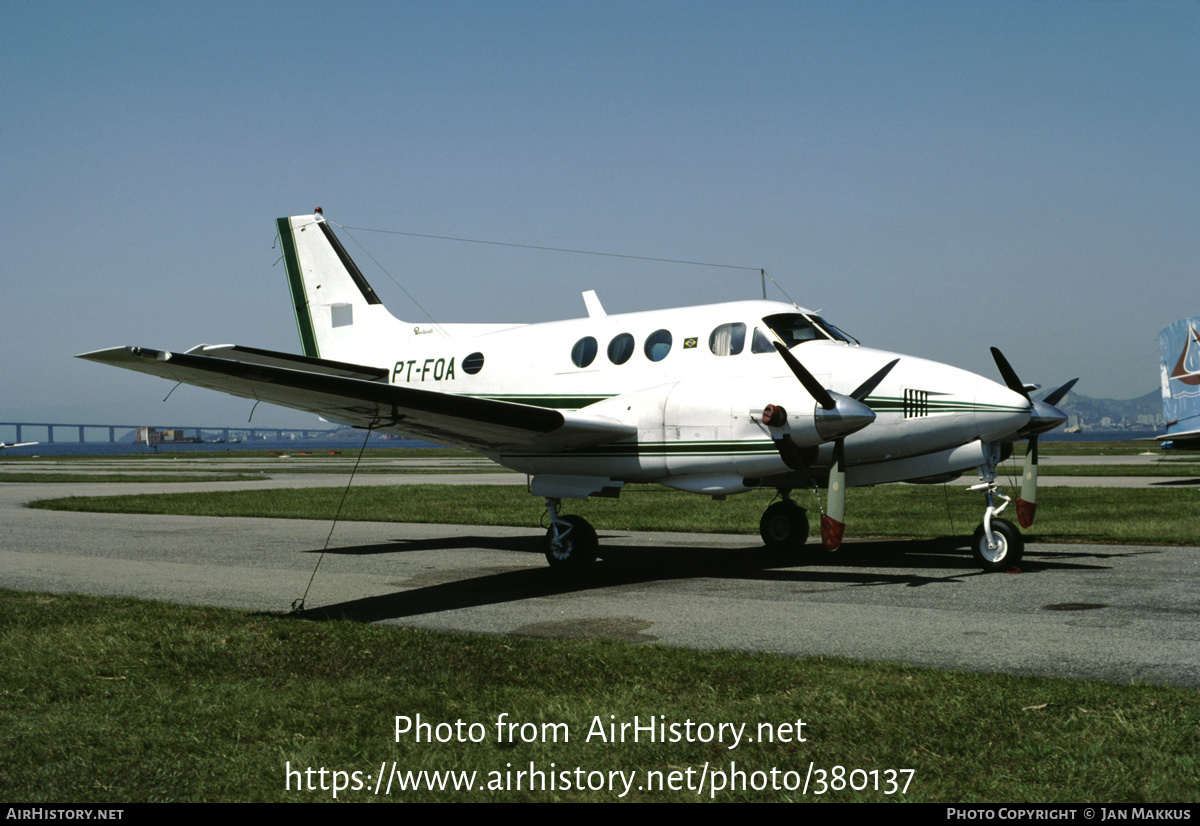 Aircraft Photo of PT-FOA | Beech B90 King Air | AirHistory.net #380137