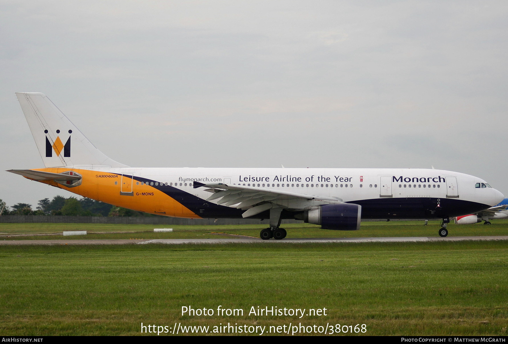 Aircraft Photo of G-MONS | Airbus A300B4-605R | Monarch Airlines | AirHistory.net #380168