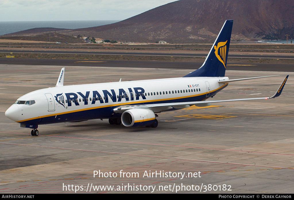 Aircraft Photo of EI-EVT | Boeing 737-8AS | Ryanair | AirHistory.net #380182