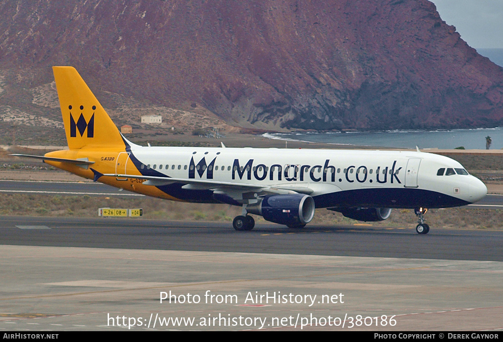 Aircraft Photo of G-OZBX | Airbus A320-214 | Monarch Airlines | AirHistory.net #380186