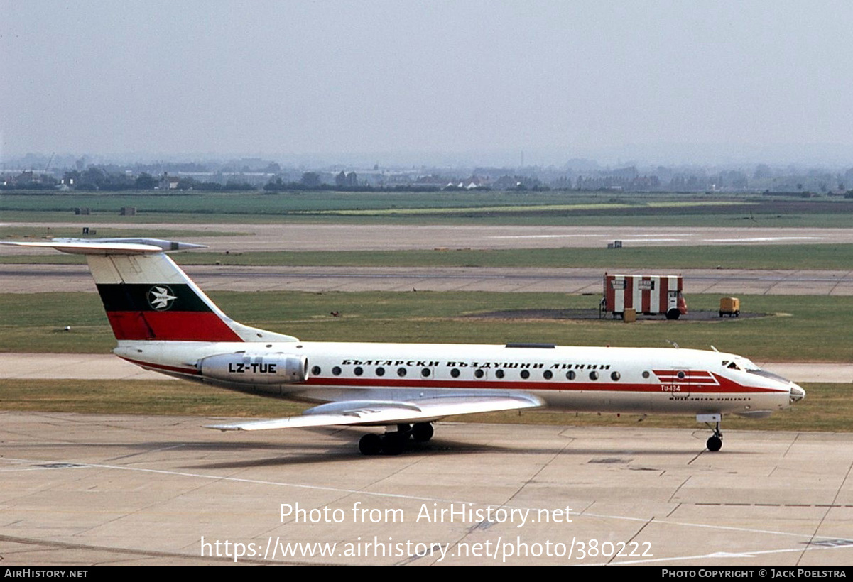 Aircraft Photo of LZ-TUE | Tupolev Tu-134 | Balkan - Bulgarian Airlines | AirHistory.net #380222