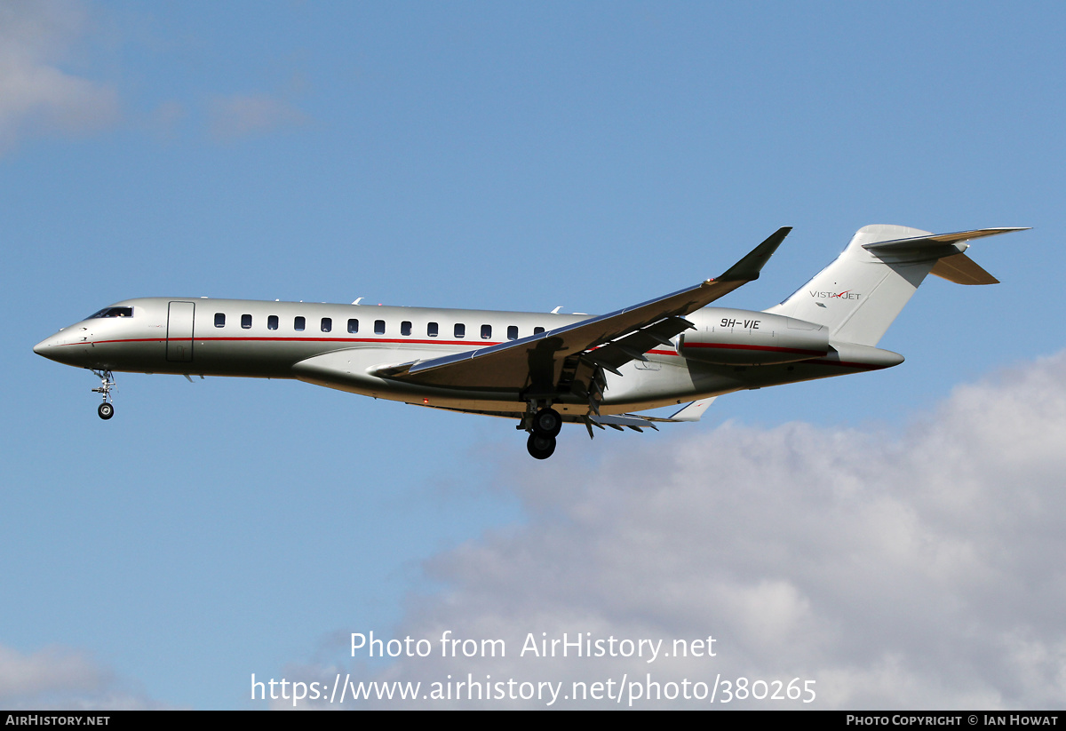 Aircraft Photo of 9H-VIE | Bombardier Global 7500 (BD-700-2A12) | VistaJet | AirHistory.net #380265