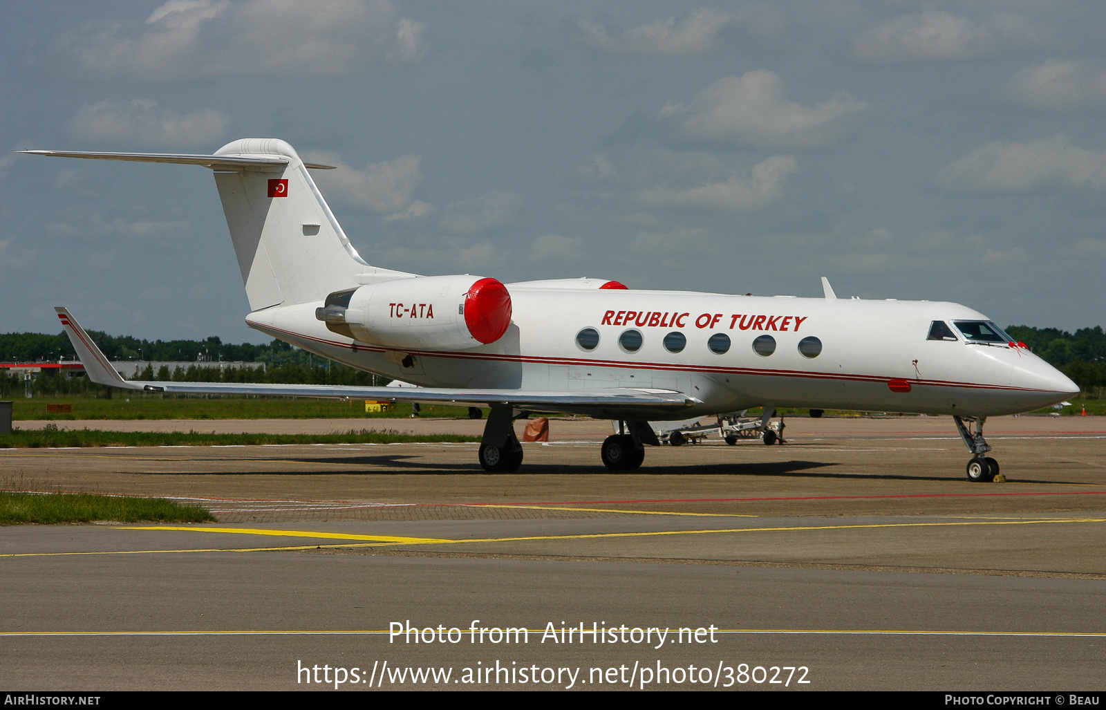 Aircraft Photo of TC-ATA | Gulfstream Aerospace G-IV Gulfstream IV | Turkey Government | AirHistory.net #380272