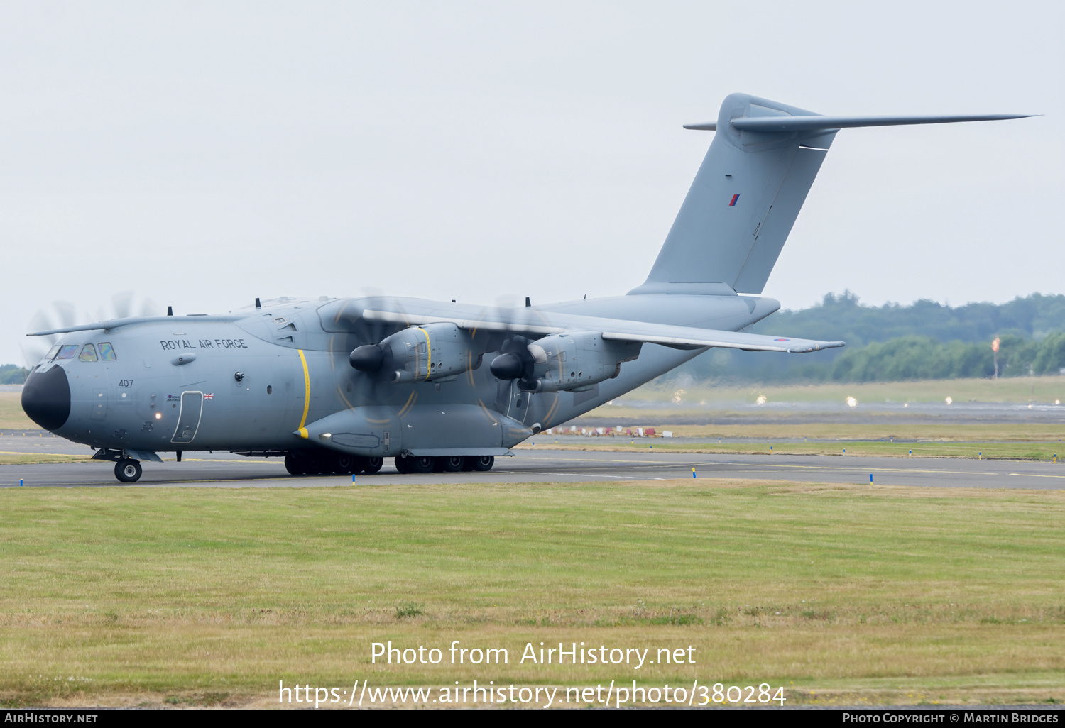 Aircraft Photo of ZM407 | Airbus A400M Atlas C1 | UK - Air Force | AirHistory.net #380284