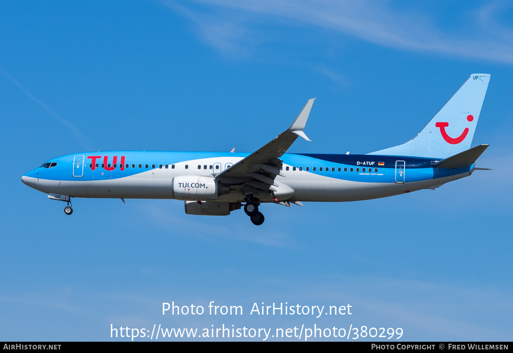 Aircraft Photo of D-ATUF | Boeing 737-8K5 | TUI | AirHistory.net #380299