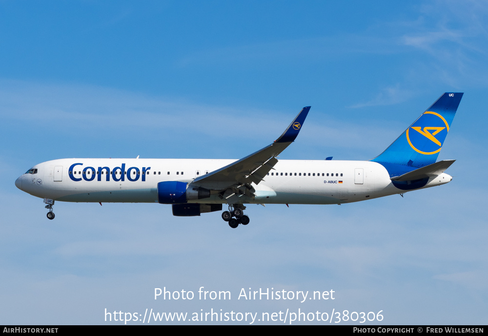 Aircraft Photo of D-ABUC | Boeing 767-330/ER | Condor Flugdienst | AirHistory.net #380306