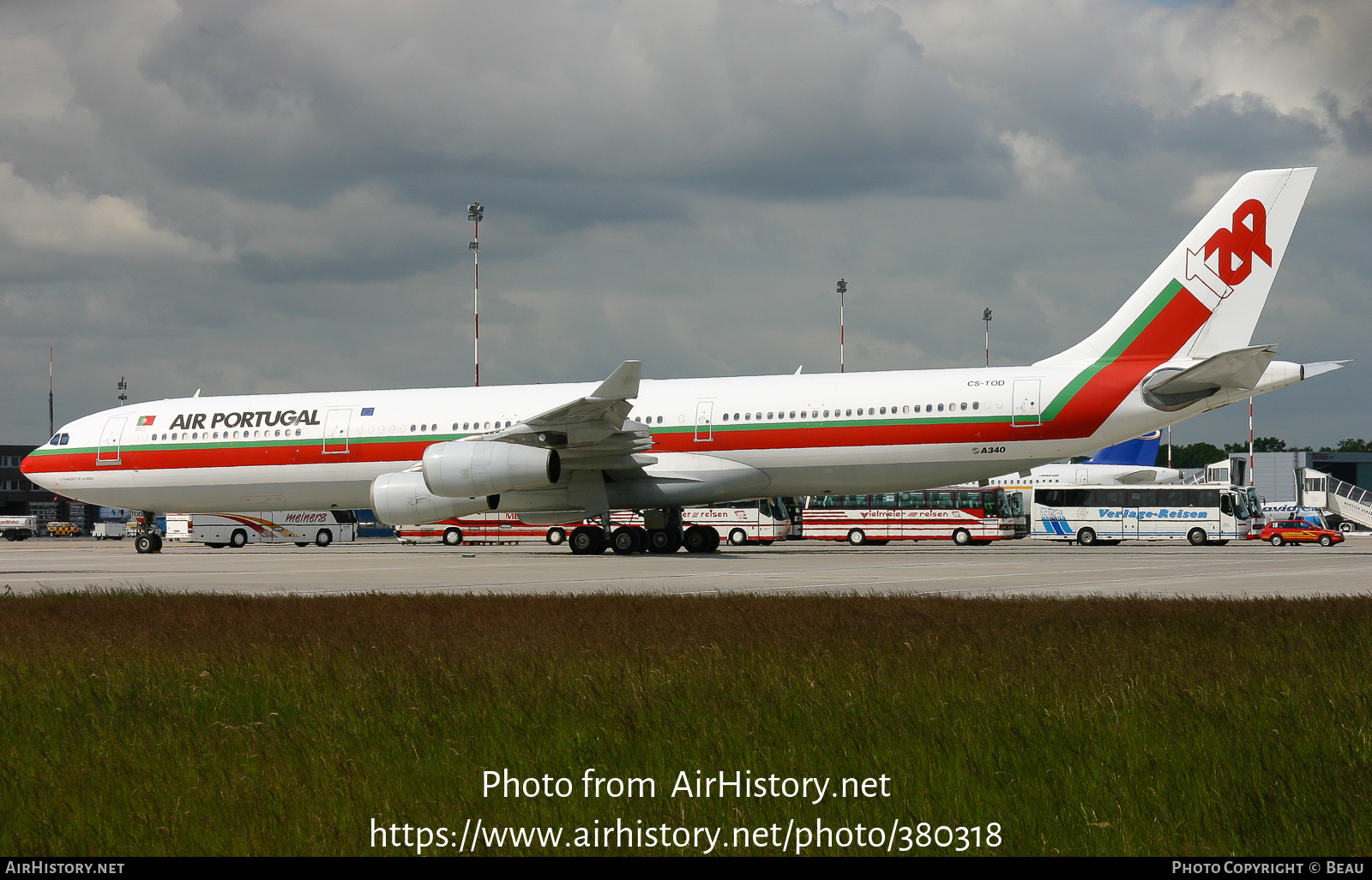 Aircraft Photo of CS-TOD | Airbus A340-312 | TAP Air Portugal | AirHistory.net #380318