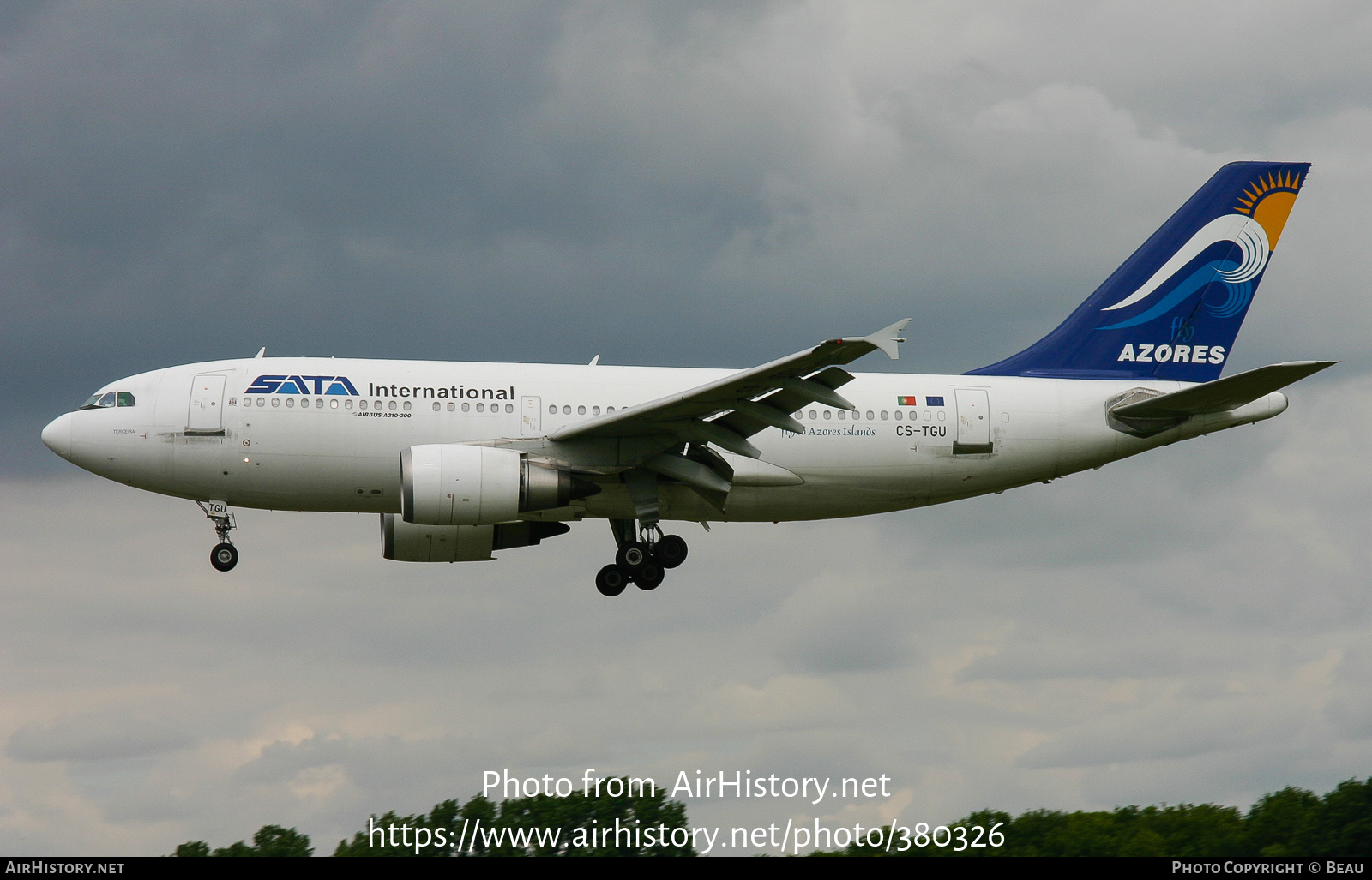 Aircraft Photo of CS-TGU | Airbus A310-304 | SATA Internacional | AirHistory.net #380326