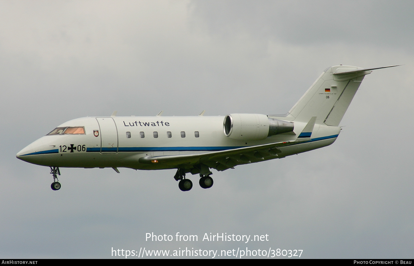 Aircraft Photo of 1206 | Canadair Challenger 601 (CL-600-2A12) | Germany - Air Force | AirHistory.net #380327