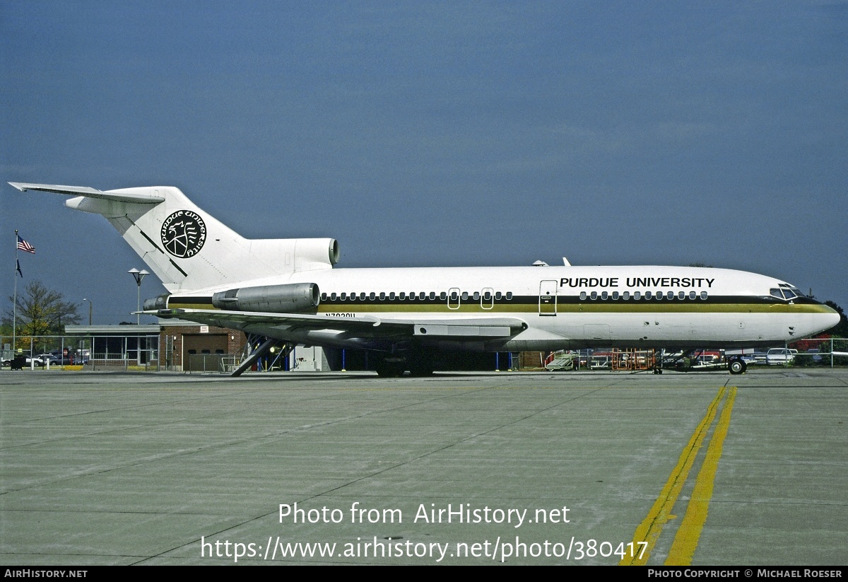 Aircraft Photo of N7020U | Boeing 727-22 | Purdue University | AirHistory.net #380417