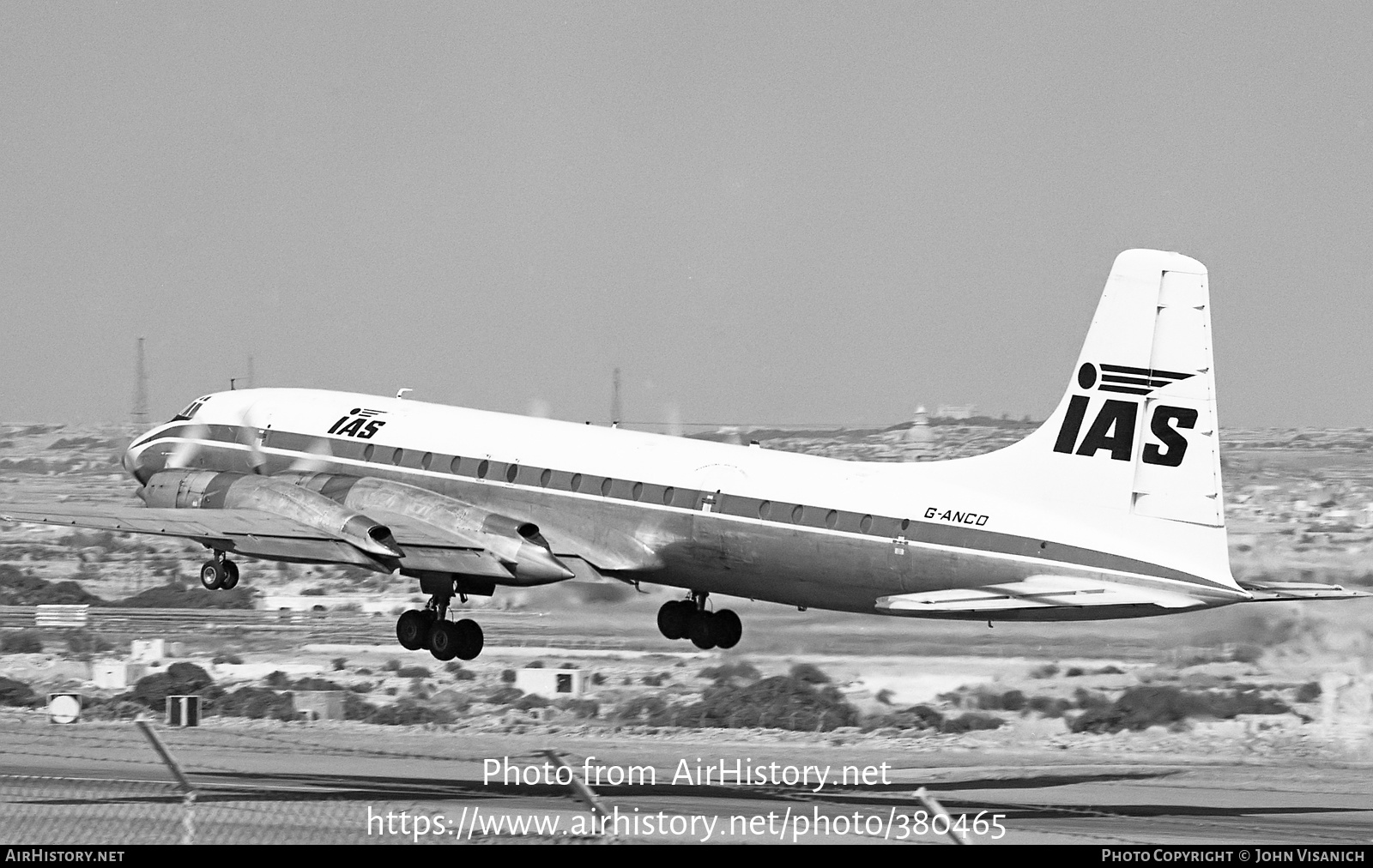 Aircraft Photo of G-ANCD | Bristol 175 Britannia 307F | IAS Cargo Airlines - International Aviation Services | AirHistory.net #380465