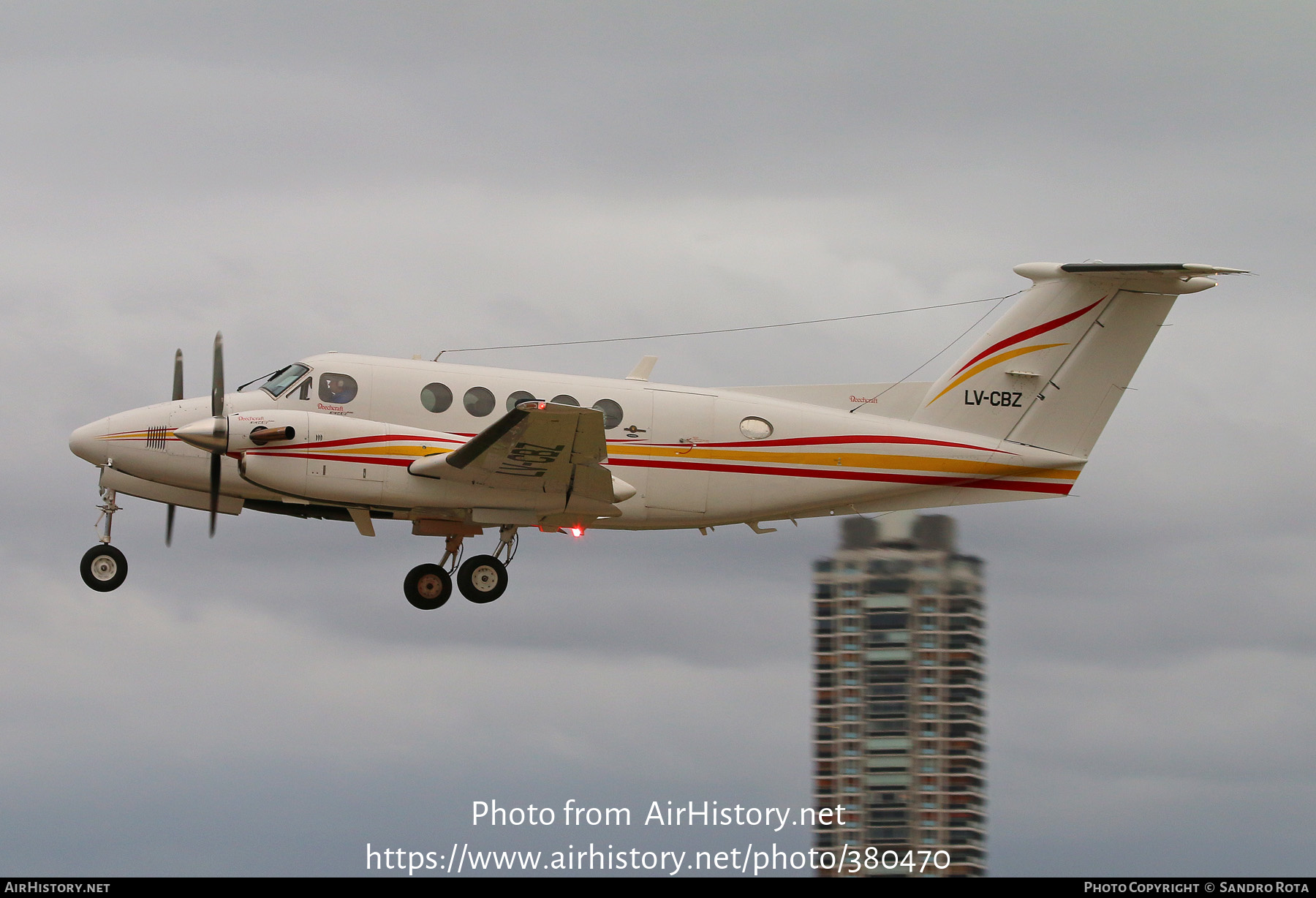 Aircraft Photo of LV-CBZ | Beech B200 Super King Air | AirHistory.net #380470