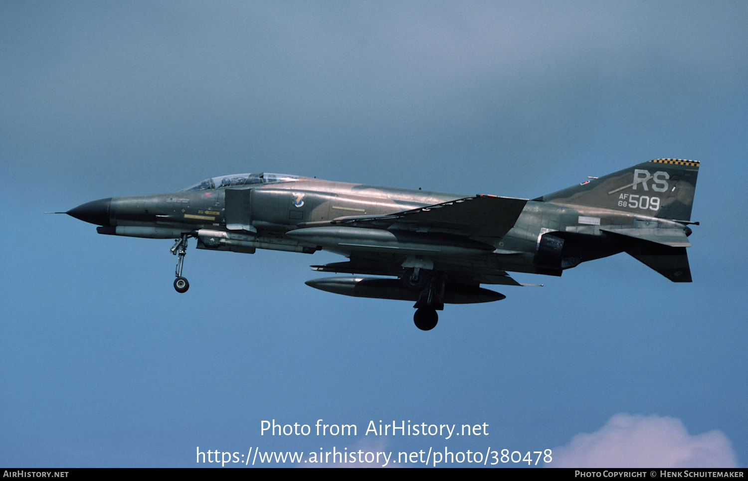 Aircraft Photo of 68-0509 / AF68-509 | McDonnell Douglas F-4E Phantom II | USA - Air Force | AirHistory.net #380478