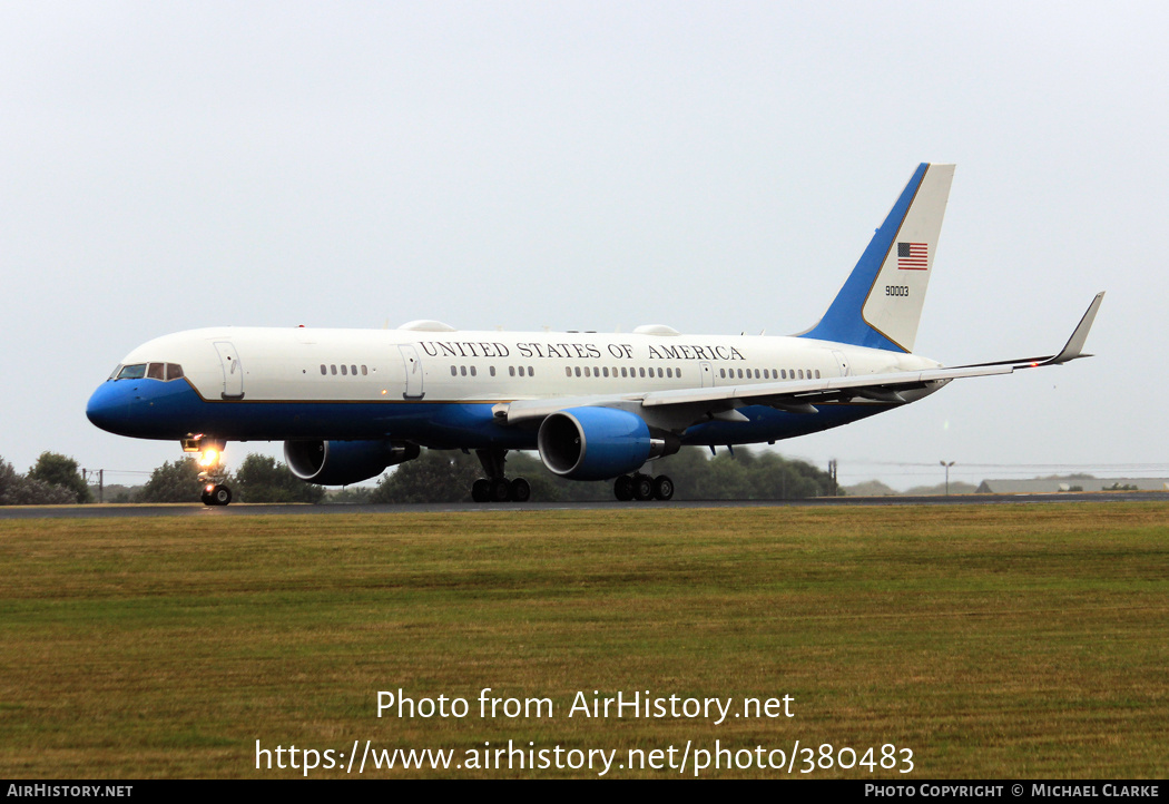 Aircraft Photo of 99-0003 / 90003 | Boeing C-32A (757-200) | USA - Air Force | AirHistory.net #380483