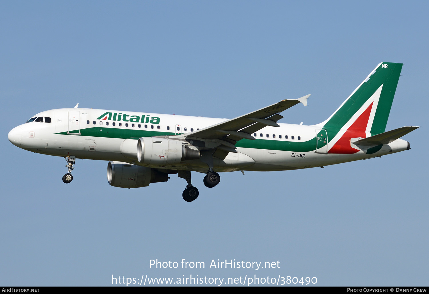 Aircraft Photo of EI-IMR | Airbus A319-111 | Alitalia | AirHistory.net #380490