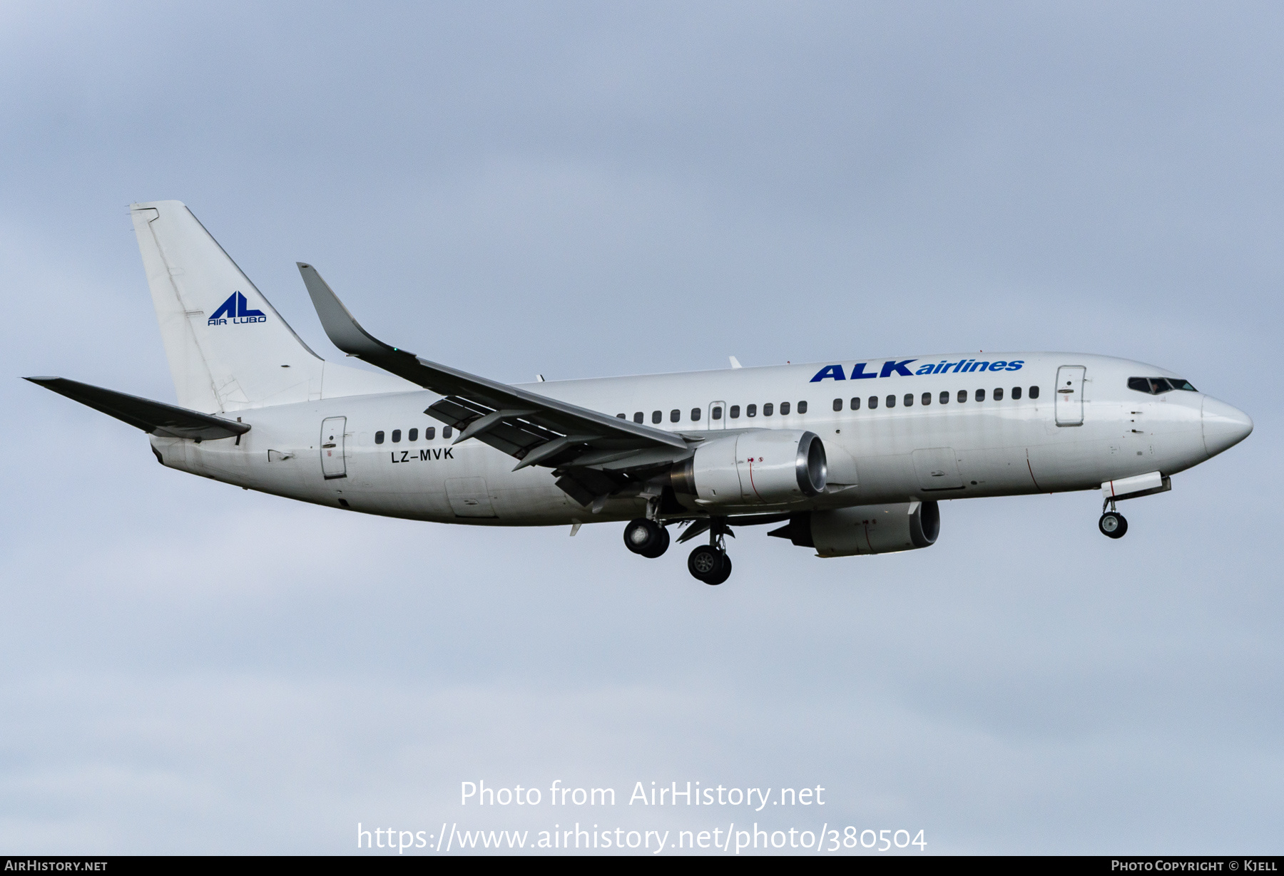 Aircraft Photo of LZ-MVK | Boeing 737-3H4 | ALK Airlines - Air Lubo | AirHistory.net #380504