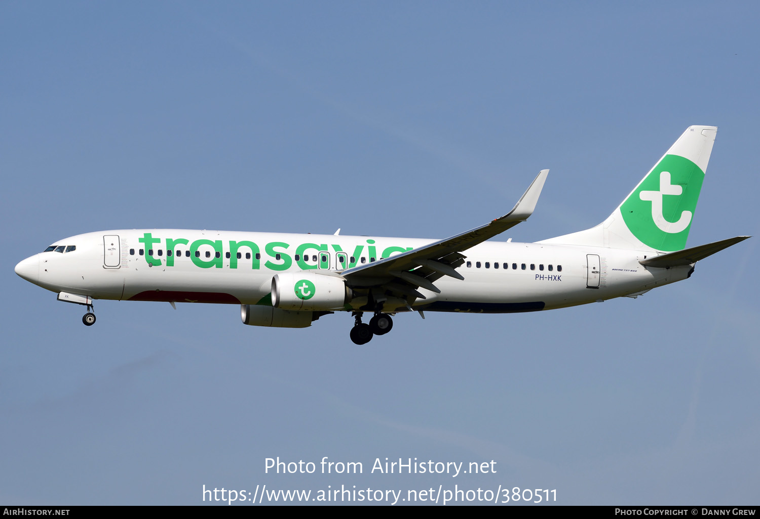 Aircraft Photo of PH-HXK | Boeing 737-800 | Transavia | AirHistory.net #380511