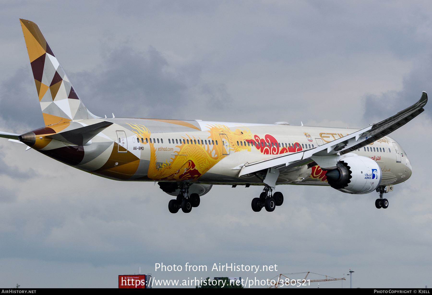 Aircraft Photo of A6-BMD | Boeing 787-10 Dreamliner | Etihad Airways | AirHistory.net #380521