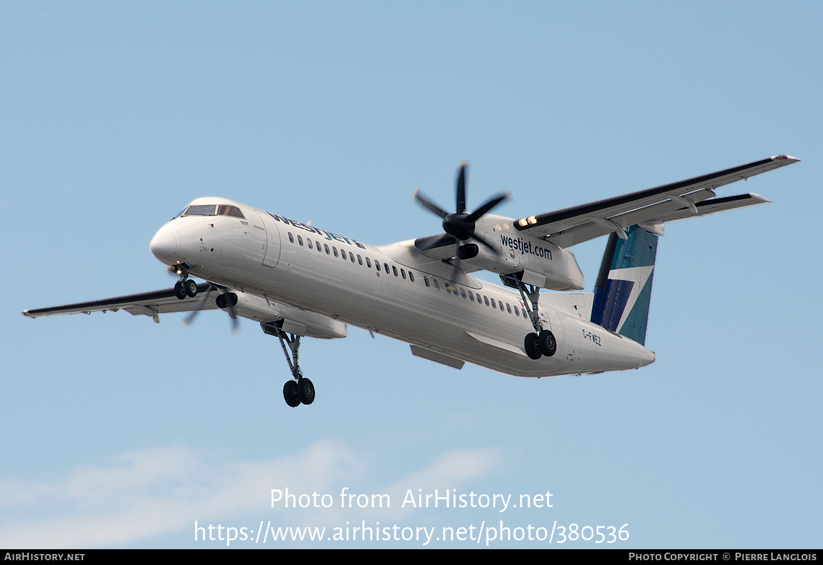 Aircraft Photo of C-FWEZ | Bombardier DHC-8-402 Dash 8 | WestJet | AirHistory.net #380536