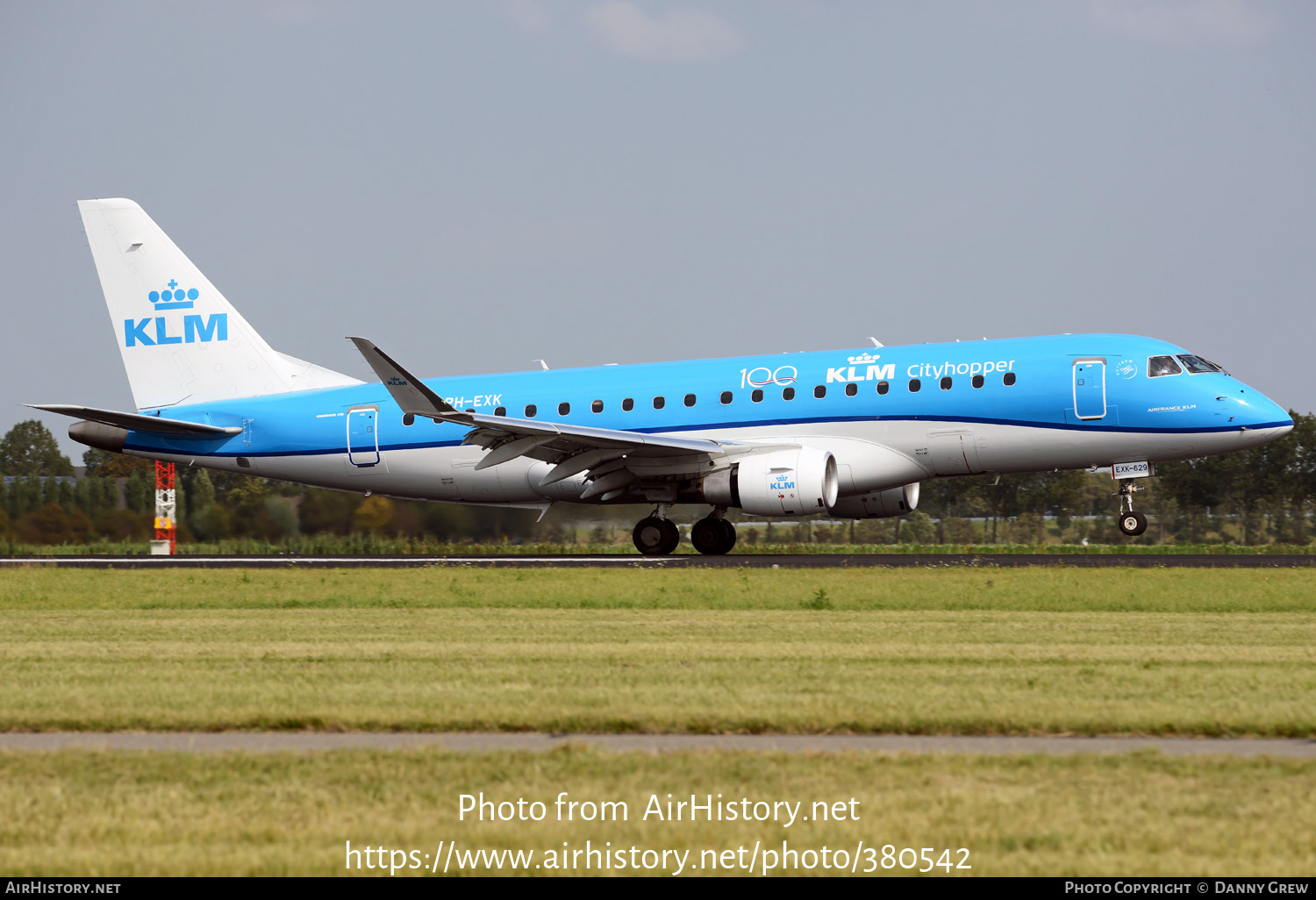 Aircraft Photo of PH-EXK | Embraer 175STD (ERJ-170-200STD) | KLM Cityhopper | AirHistory.net #380542