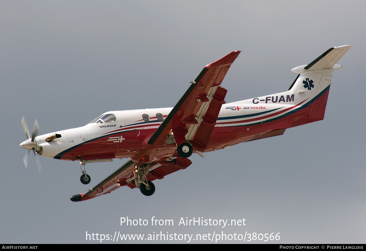 Aircraft Photo of C-FUAM | Pilatus PC-12NG (PC-12/47E) | Airmedic | AirHistory.net #380566