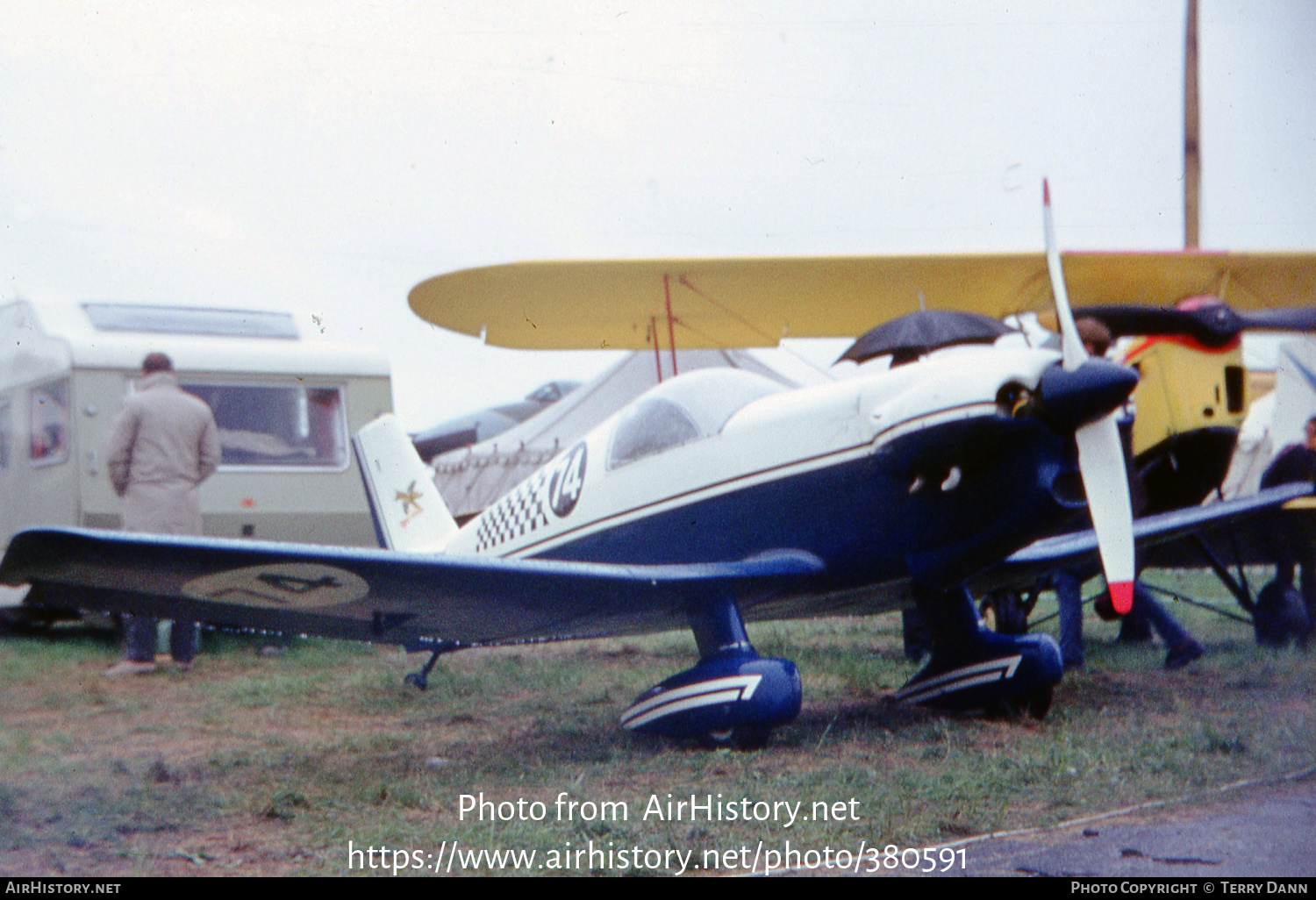 Aircraft Photo of G-AWHX | Rollason Beta B2 | The Tiger Club | AirHistory.net #380591