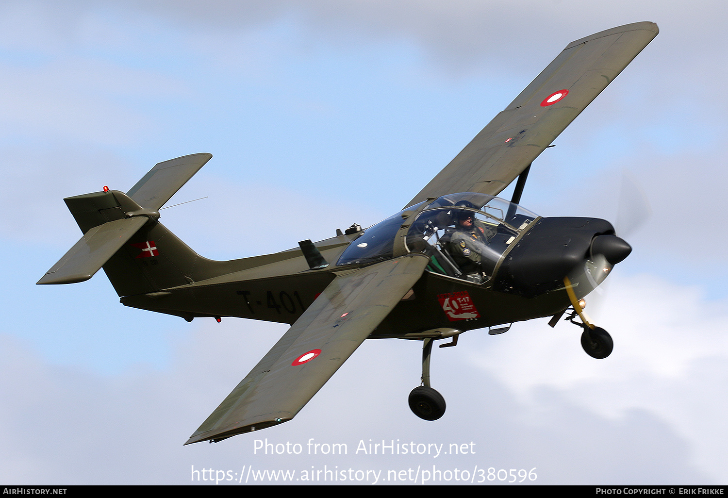 Aircraft Photo of T-401 | Saab T-17 Supporter | Denmark - Air Force | AirHistory.net #380596