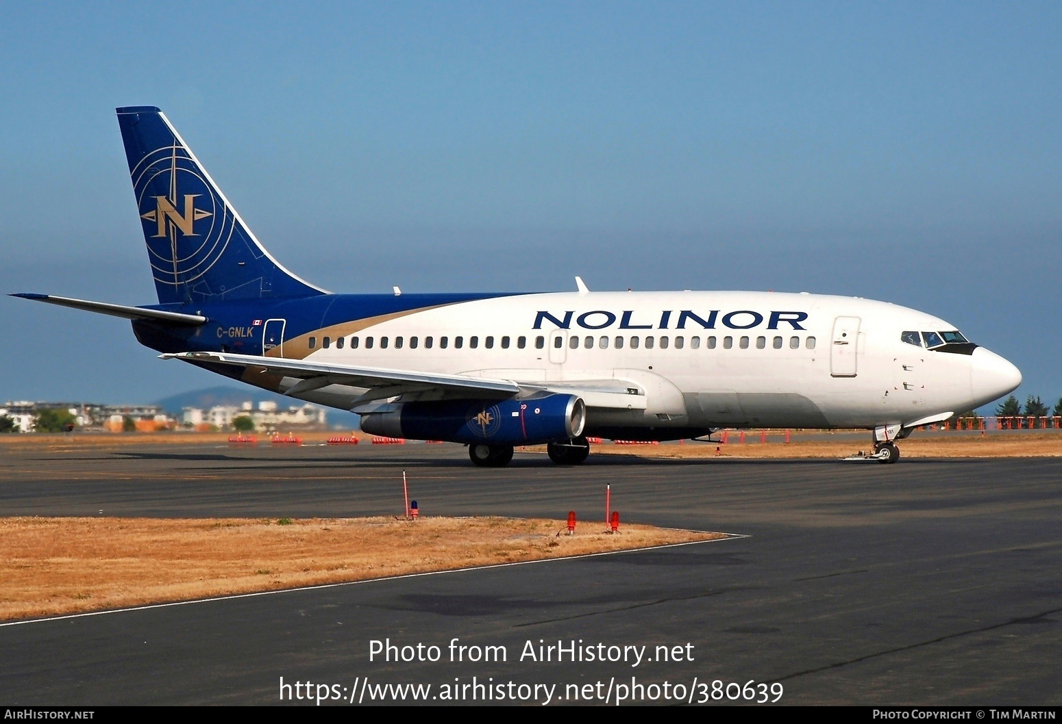 Aircraft Photo of C-GNLK | Boeing 737-2K2C/Adv | Nolinor Aviation | AirHistory.net #380639