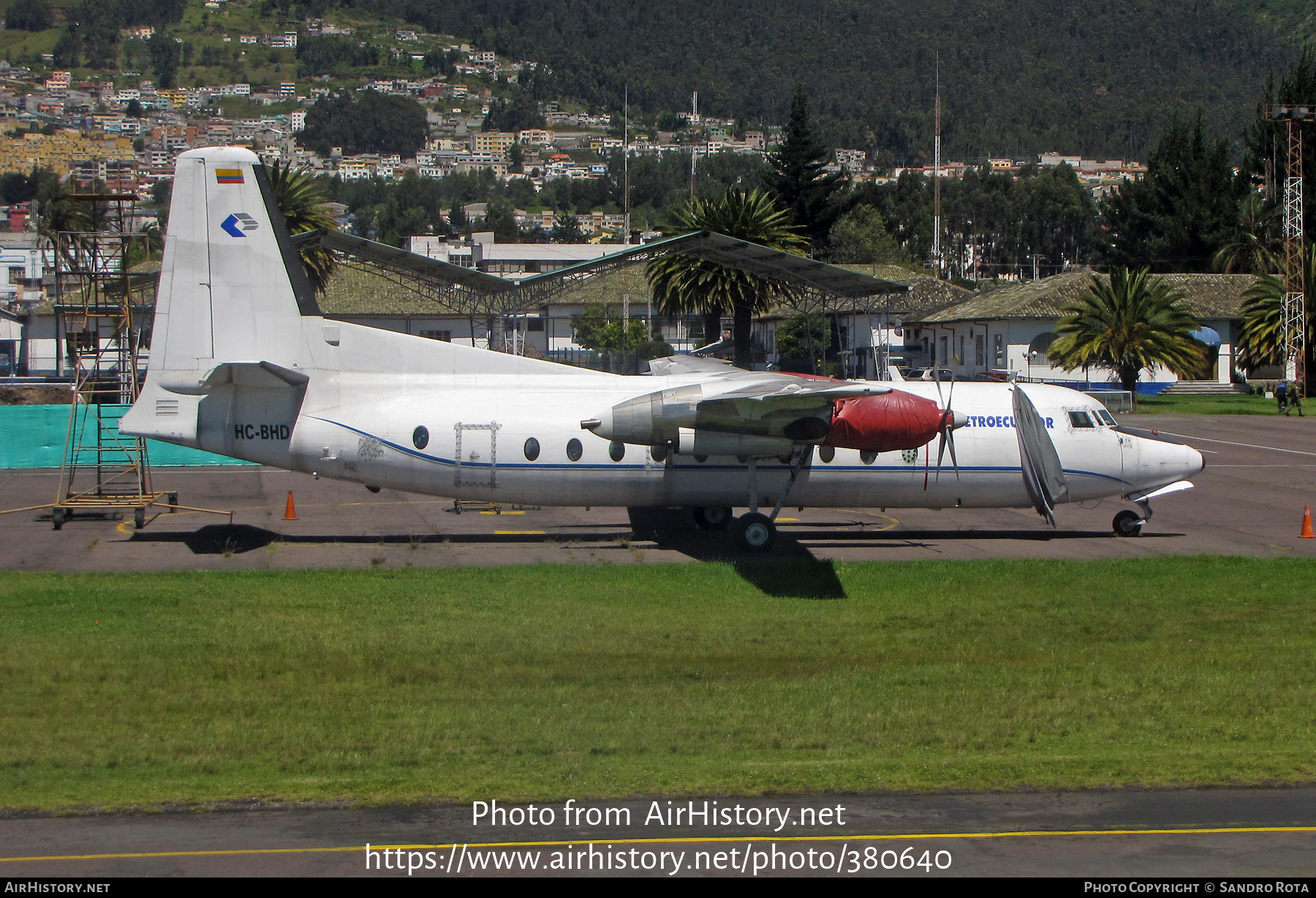 Aircraft Photo of HC-BHD | Fairchild F-27 | Petroecuador - Empresa Estatal Petróleos del Ecuador | AirHistory.net #380640