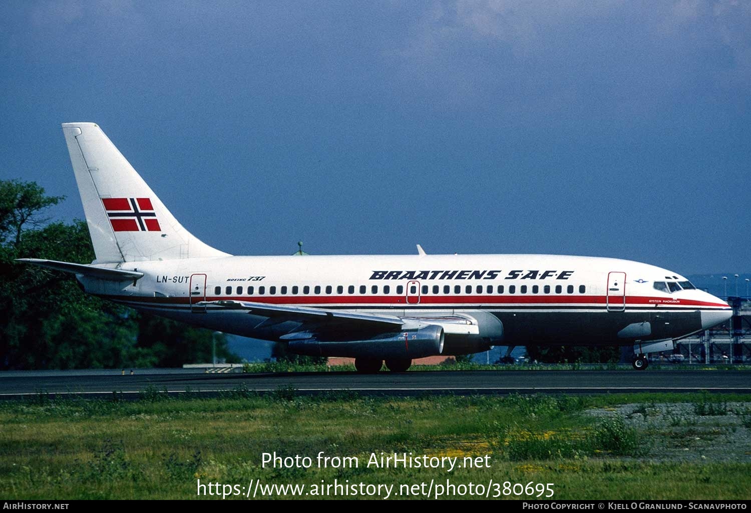 Aircraft Photo of LN-SUT | Boeing 737-205/Adv | Braathens SAFE | AirHistory.net #380695